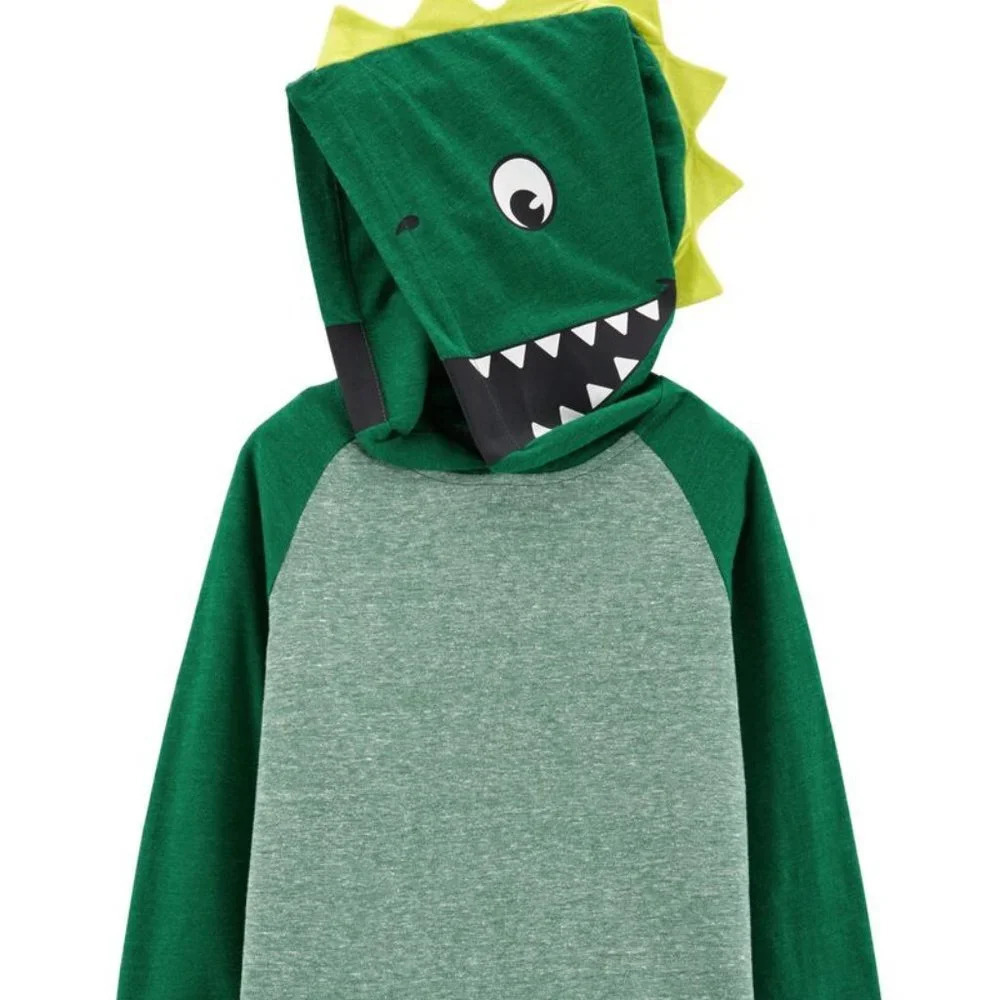Carter's Baby Boy Lot of 2 Dinosaur Long Sleeve Shirts in Size 9 M